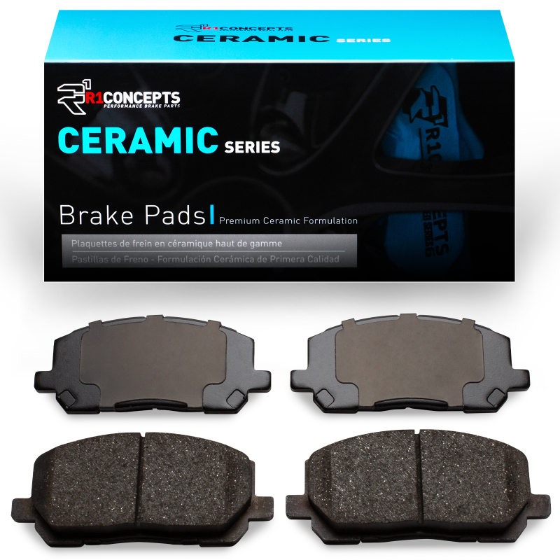 Toyota Highlander Hybrid Brake Pads - Front - R1 Concepts - Ceramic - `01-`07